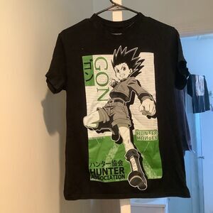 Hunter X Hunter Yoshihiro Togashi  Graphic Tshirt Sz  Small  Black